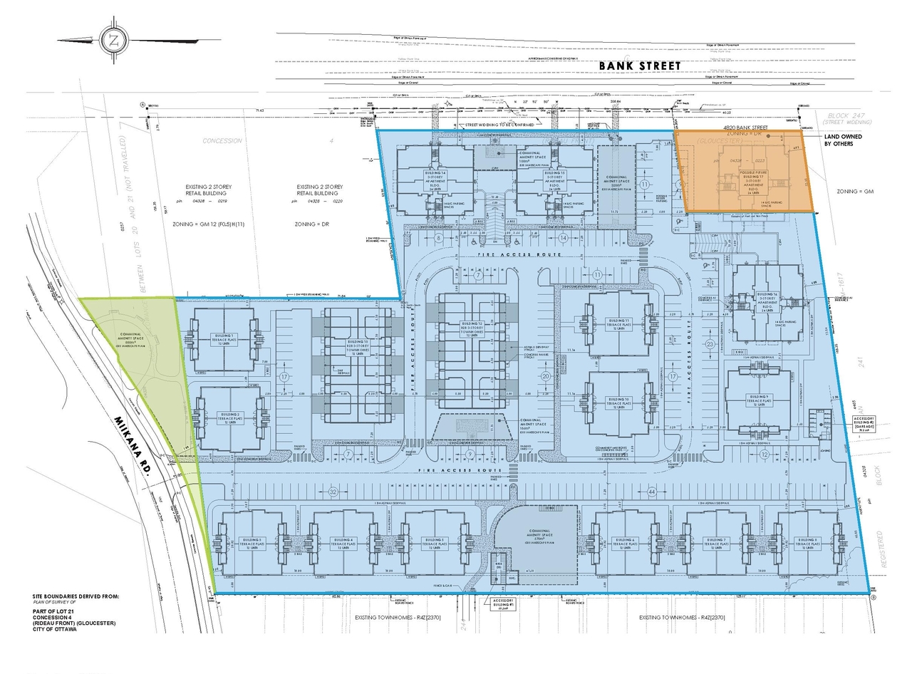 Construction site plan for project from page 31 of the file '2025-11-03 - Urban Design Brief - D07-12-25-0143'