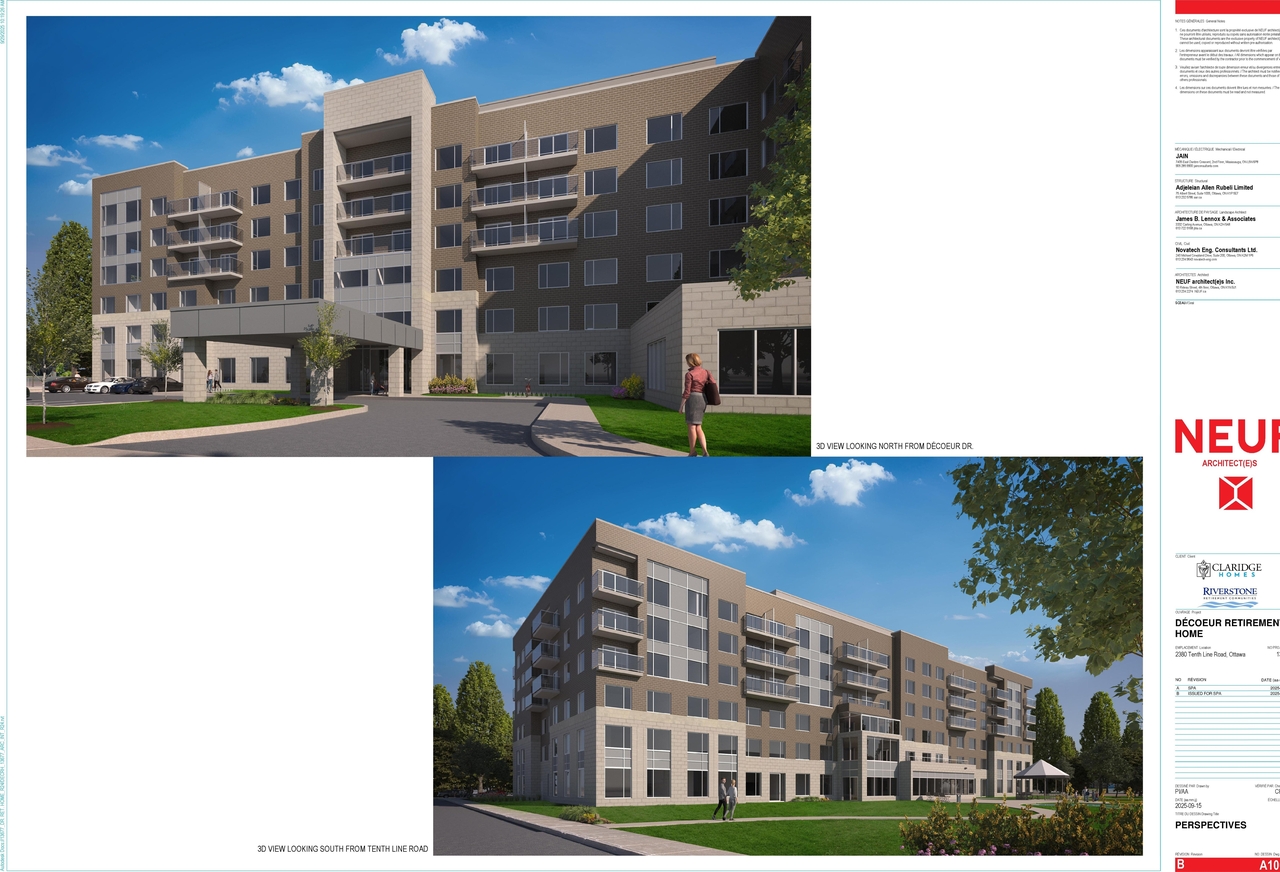 Rendering of building from page 1 of the file '2025-11-10 - Perspectives A1000 & A1001 - D07-12-25-0145'