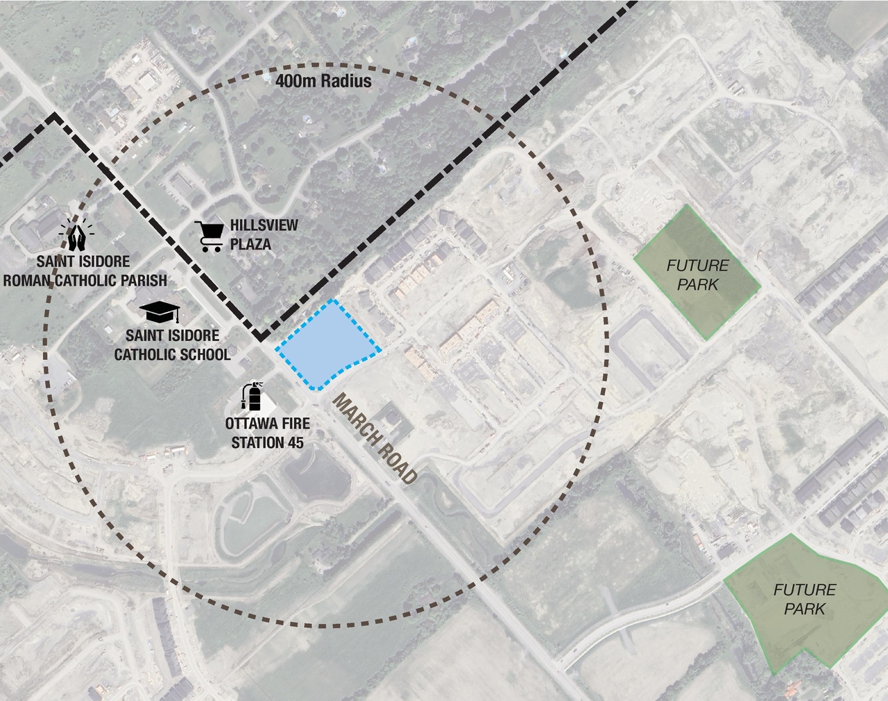 Construction site plan for project from page 12 of the file '2025-11-12 - Urban Design Brief - D07-12-25-0148'