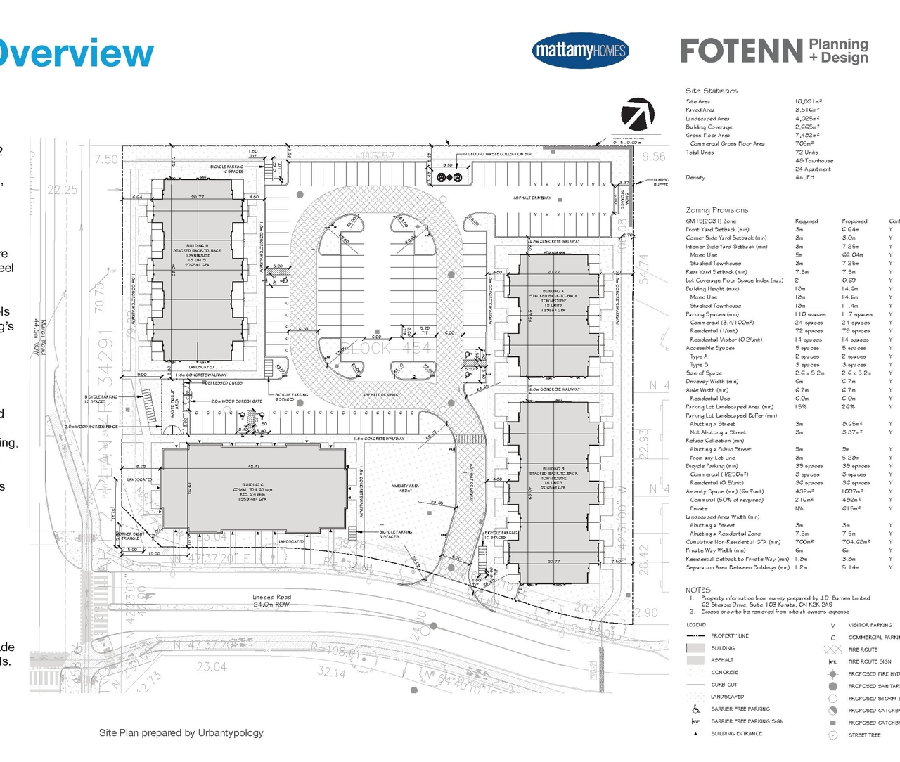 Construction site plan for project from page 15 of the file '2025-11-12 - Urban Design Brief - D07-12-25-0148'