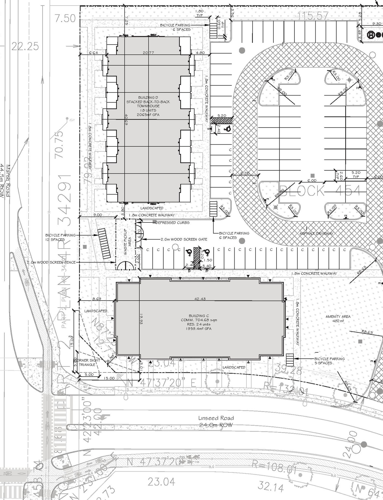 Construction site plan for project from page 15 of the file '2025-11-12 - Urban Design Brief - D07-12-25-0148'