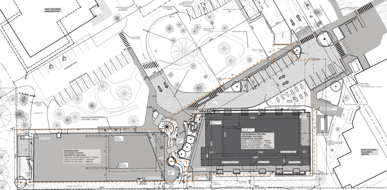 Construction site plan for project from page 25 of the file '2025-11-26 - Design Brief - D07-12-25-0149'