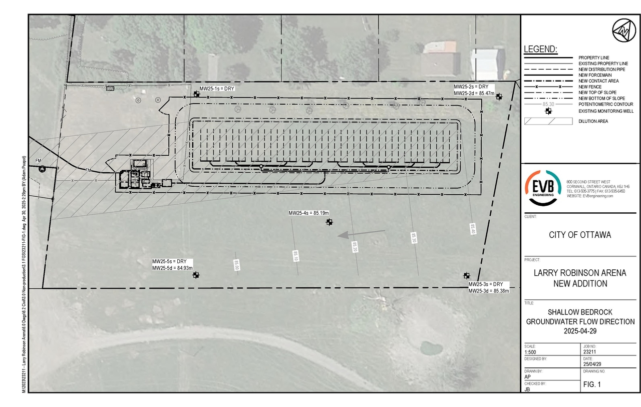 Construction site plan for project from page 20 of the file '2025-11-25 - Proposed Sewage Works Design Brief & Impact Assessment - D07-12-25-0154'