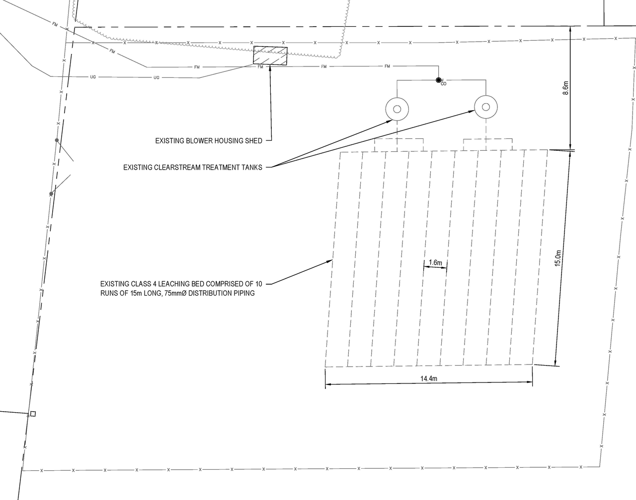 Construction site plan for project from page 34 of the file '2025-11-25 - Proposed Sewage Works Design Brief & Impact Assessment - D07-12-25-0154'