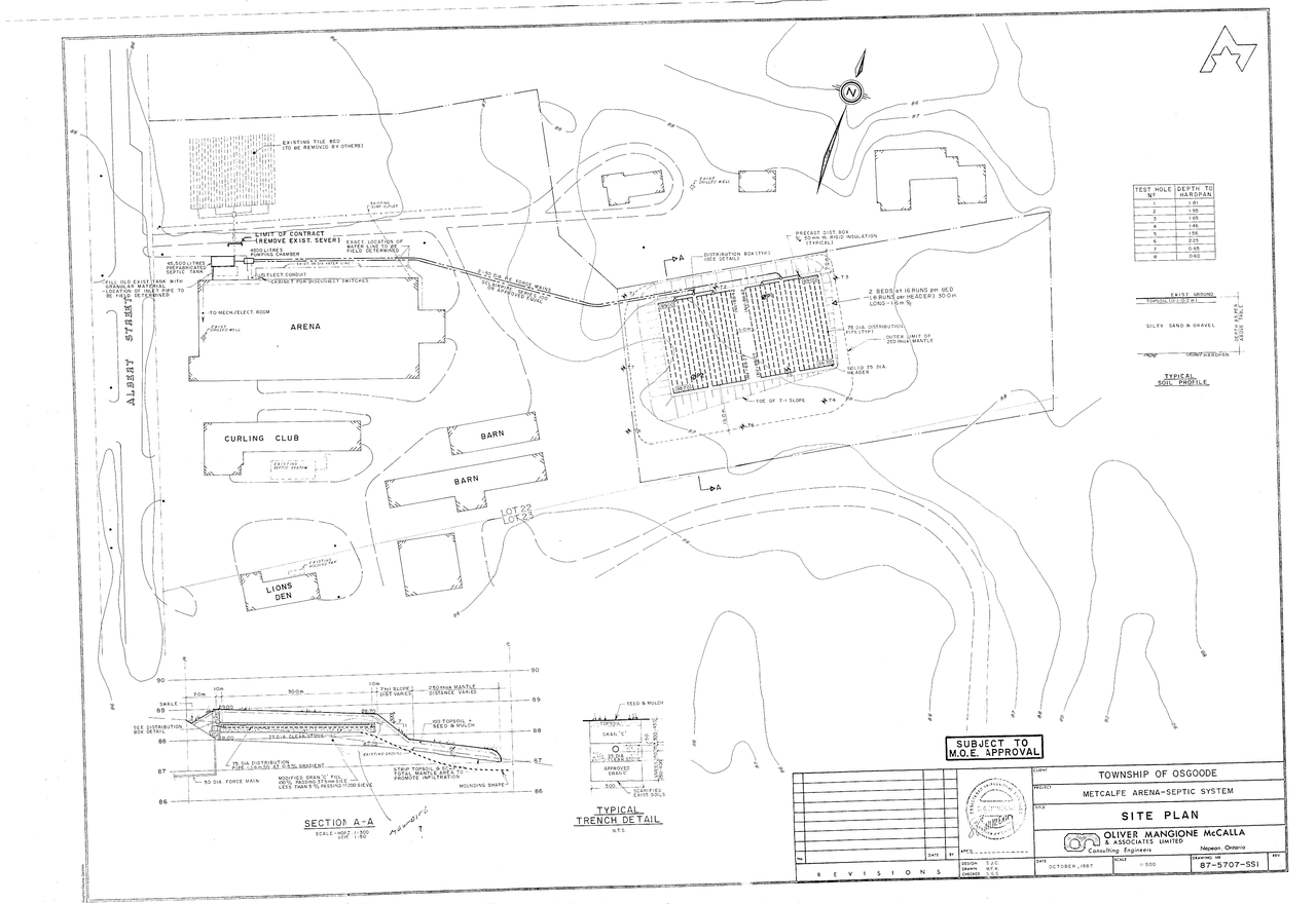 Construction site plan for project from page 51 of the file '2025-11-25 - Proposed Sewage Works Design Brief & Impact Assessment - D07-12-25-0154'