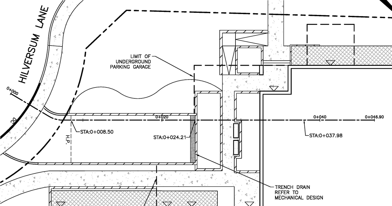 Construction site plan for project from page 4 of the file '2026-02-12 - Civil Engineering Design Drawings - D07-12-25-0155'
