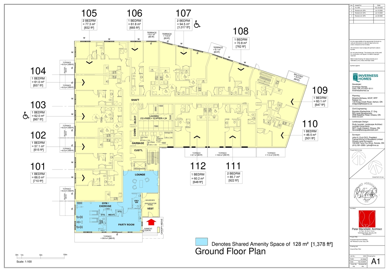 Floor plan for project from page 1 of the file '2026-02-12 - Architectural Floor Plans - D07-12-25-0155'