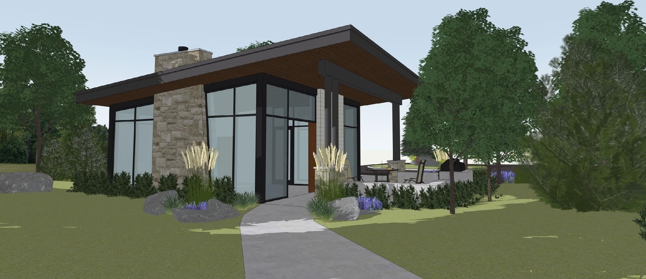 Rendering of building from page 14 of the file '2025-11-26 - Urban Design Brief - D07-12-25-0155'