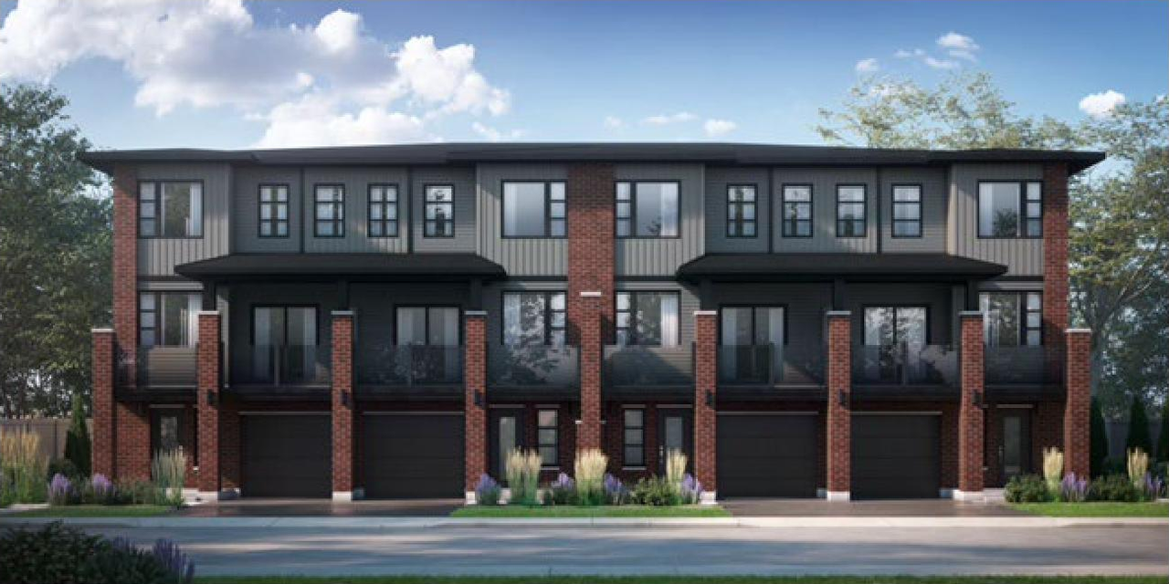Rendering of building from page 1 of the file '2025-12-04 - B2B Townhome Rendering - D07-12-25-0158'