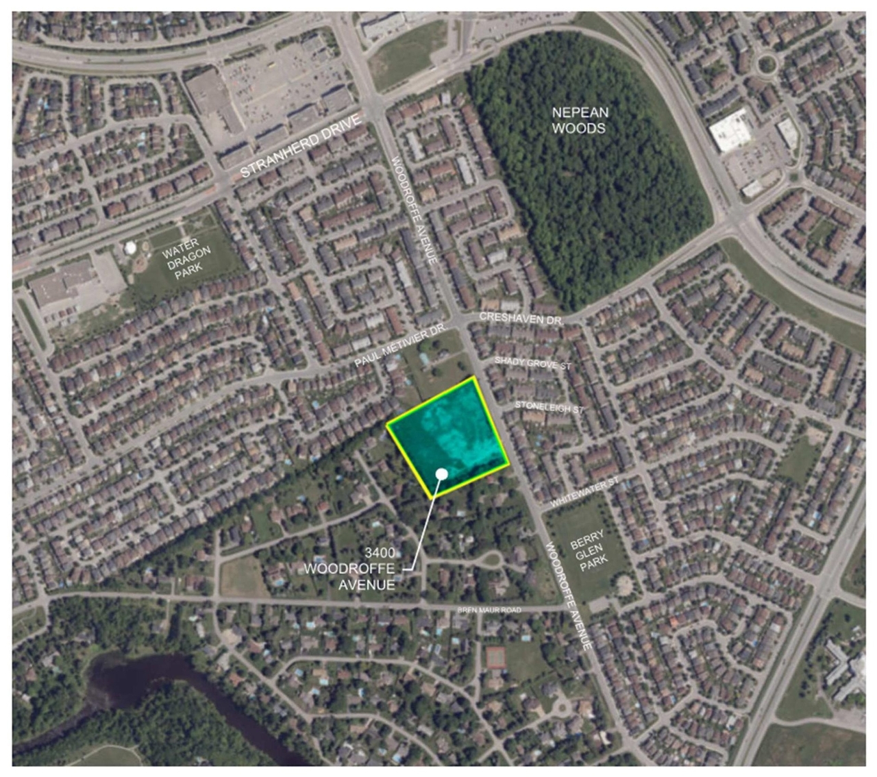 Construction site plan for project from page 6 of the file '2025-12-04 - Servicing Design Brief - D07-12-25-0158'