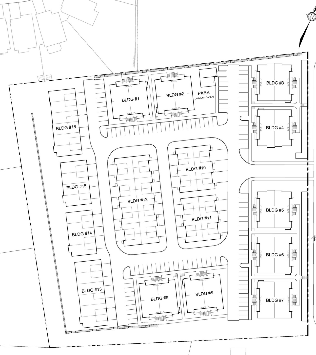 Construction site plan for project from page 7 of the file '2025-12-04 - Servicing Design Brief - D07-12-25-0158'