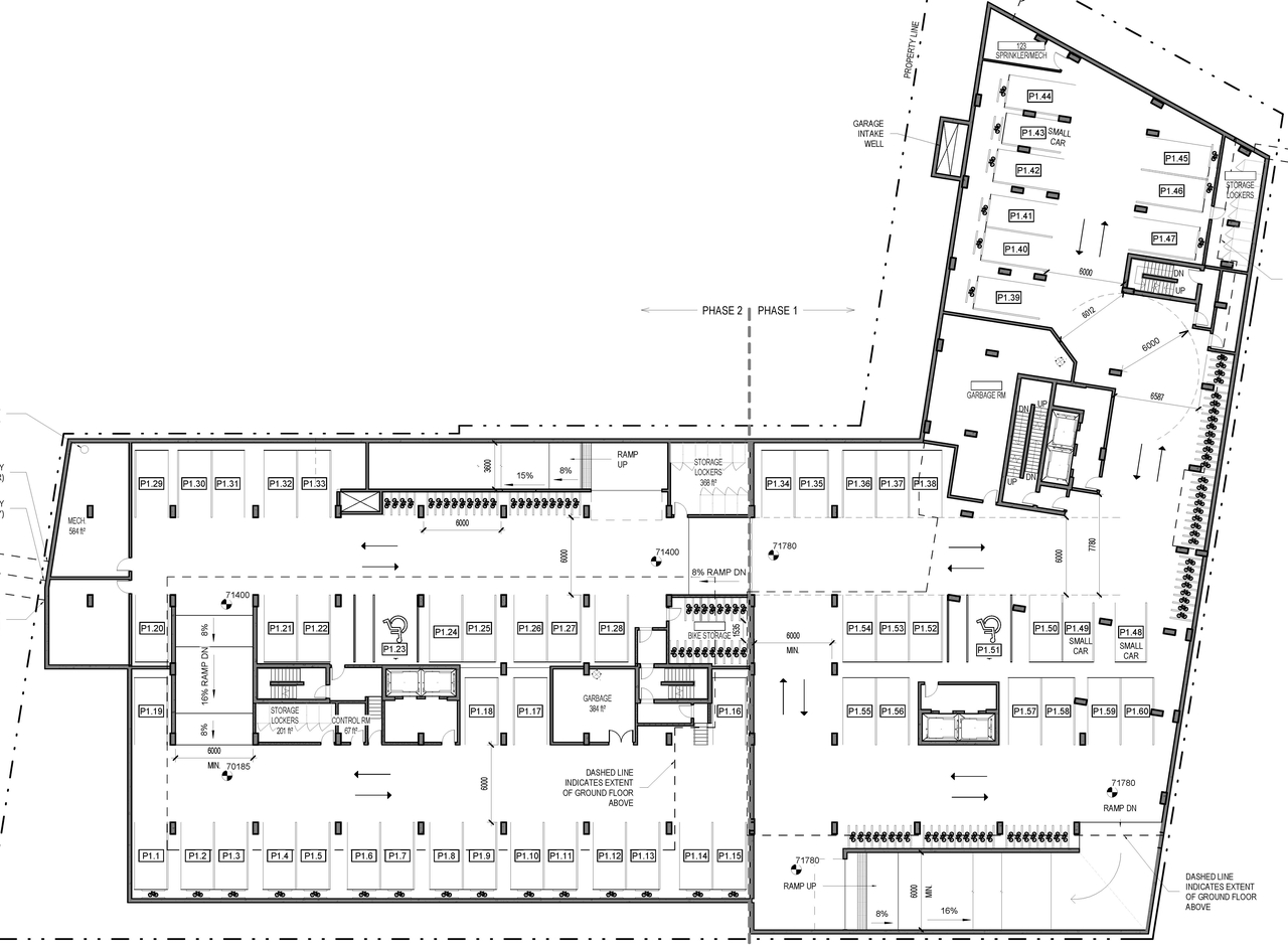Floor plan for project from page 3 of the file '2025-12-08 - Parking and Floor Plans - D07-12-25-0162'
