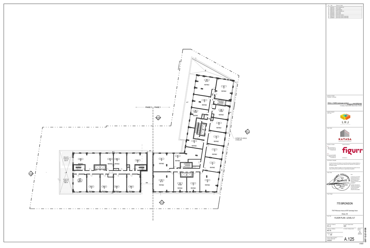 Floor plan for project from page 6 of the file '2025-12-08 - Parking and Floor Plans - D07-12-25-0162'