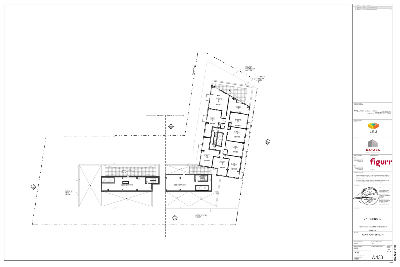 Floor plan for project from page 8 of the file '2025-12-08 - Parking and Floor Plans - D07-12-25-0162'