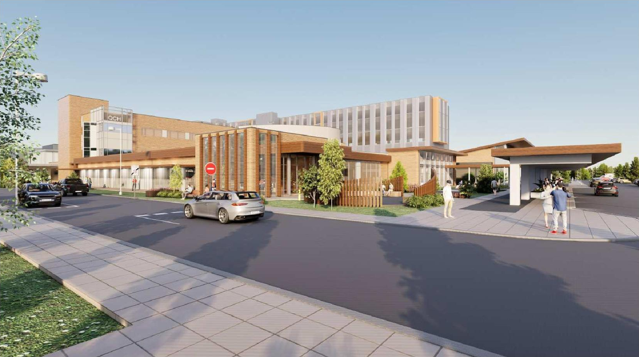 Rendering of building from page 18 of the file '2025-12-09 - Urban Design Brief - D07-12-25-0163'