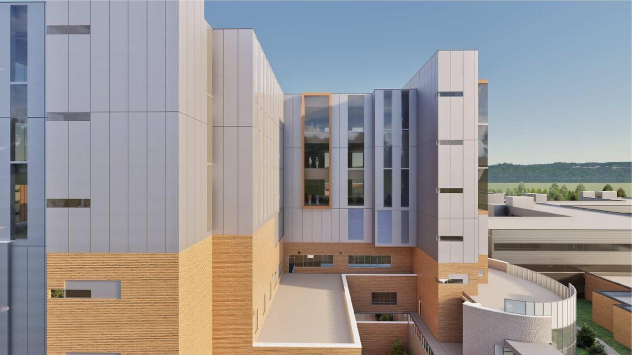 Rendering of building from page 20 of the file '2025-12-09 - Urban Design Brief - D07-12-25-0163'