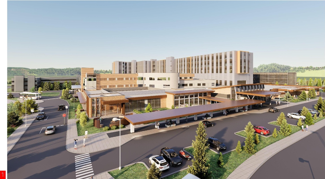 Rendering of building from page 62 of the file '2025-12-09 - Urban Design Brief - D07-12-25-0163'