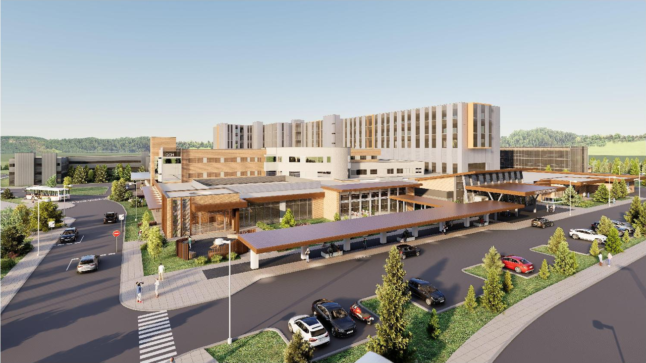 Rendering of building from page 62 of the file '2025-12-09 - Urban Design Brief - D07-12-25-0163'