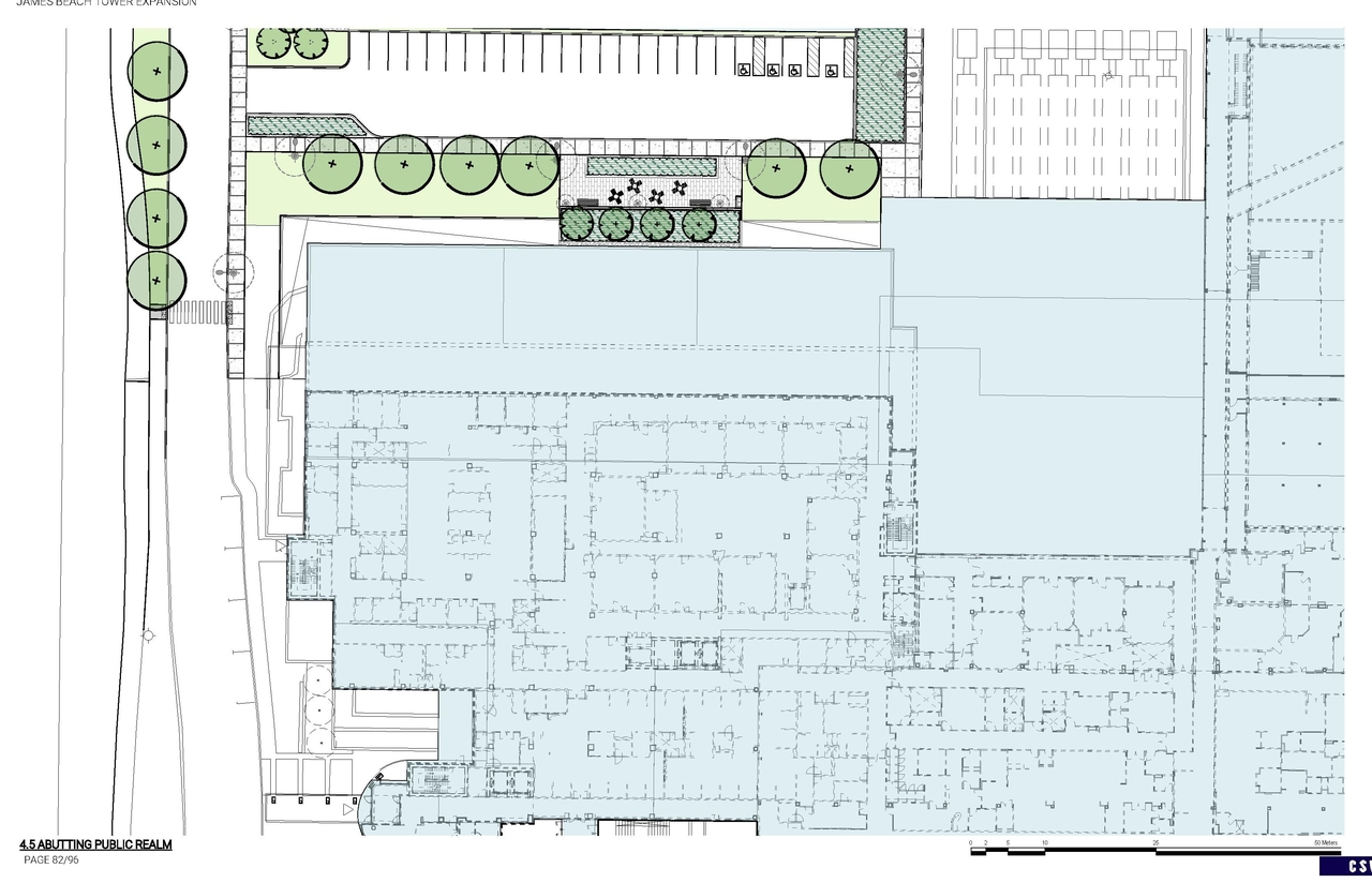 Construction site plan for project from page 82 of the file '2025-12-09 - Urban Design Brief - D07-12-25-0163'