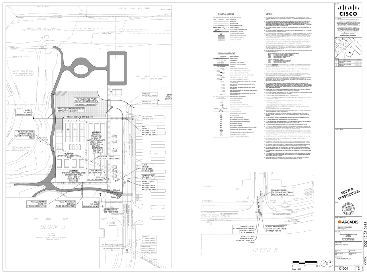 Construction site plan for project from page 26 of the file '2026-05-19 - Design Brief - D07-12-25-0168'