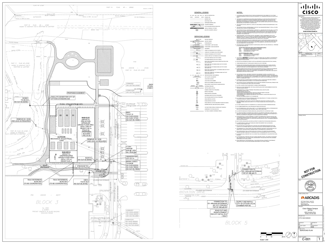Construction site plan for project from page 26 of the file '2025-12-16 - Design Brief - D07-12-25-0168'