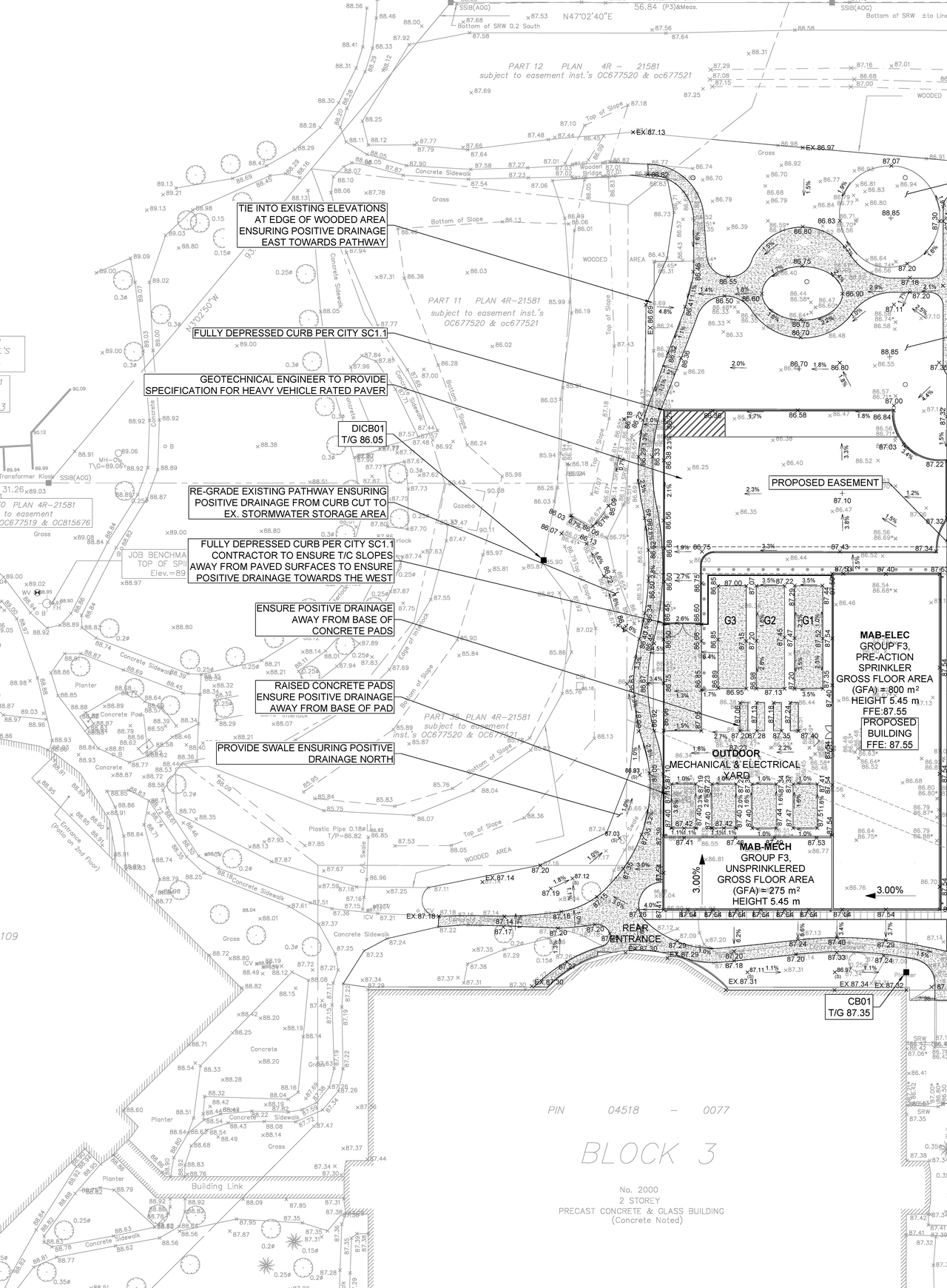 Construction site plan for project from page 64 of the file '2025-12-16 - Design Brief - D07-12-25-0168'