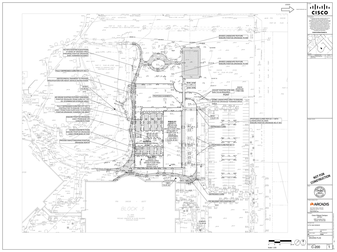 Construction site plan for project from page 64 of the file '2025-12-16 - Design Brief - D07-12-25-0168'