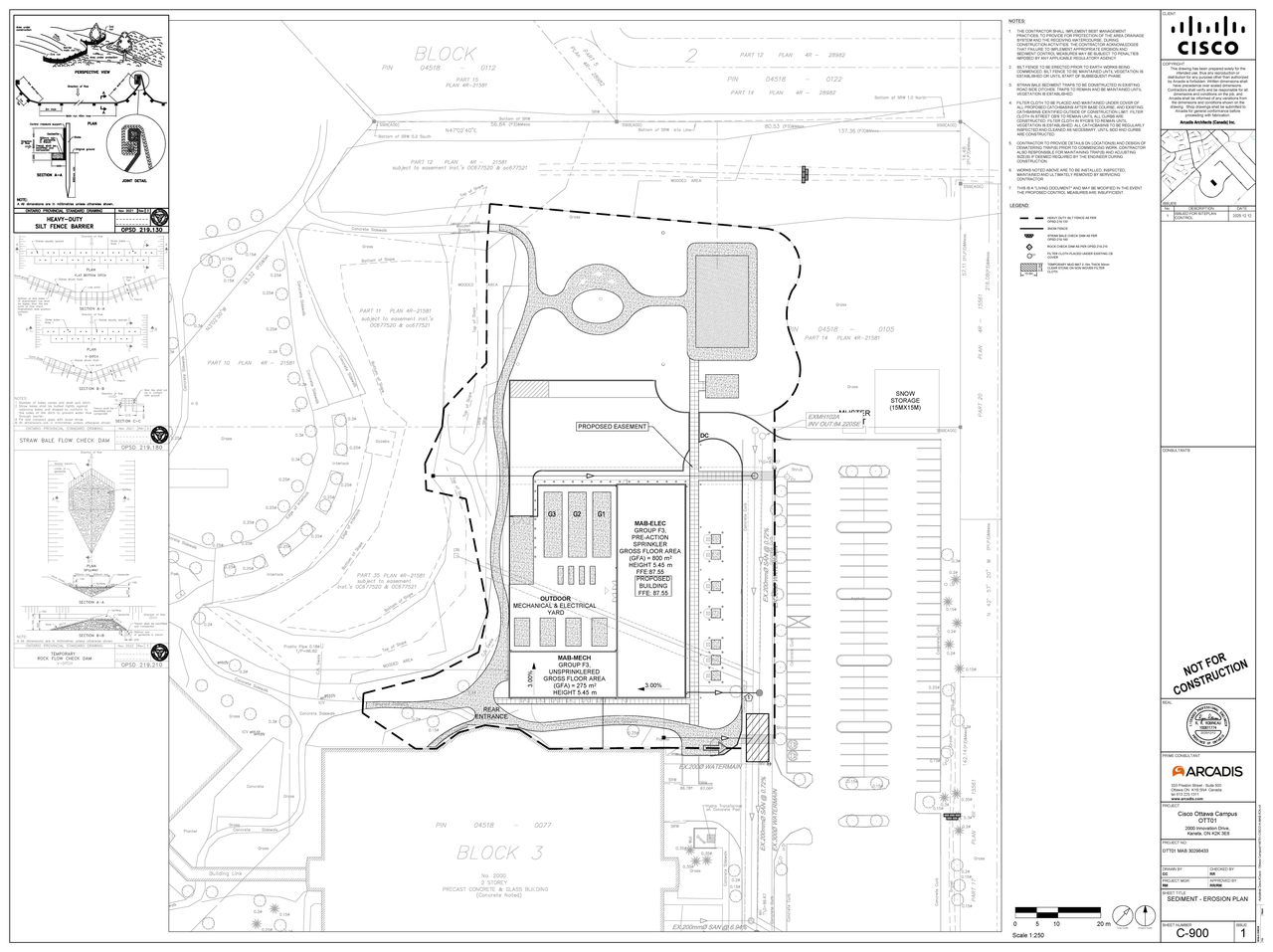 Construction site plan for project from page 65 of the file '2025-12-16 - Design Brief - D07-12-25-0168'