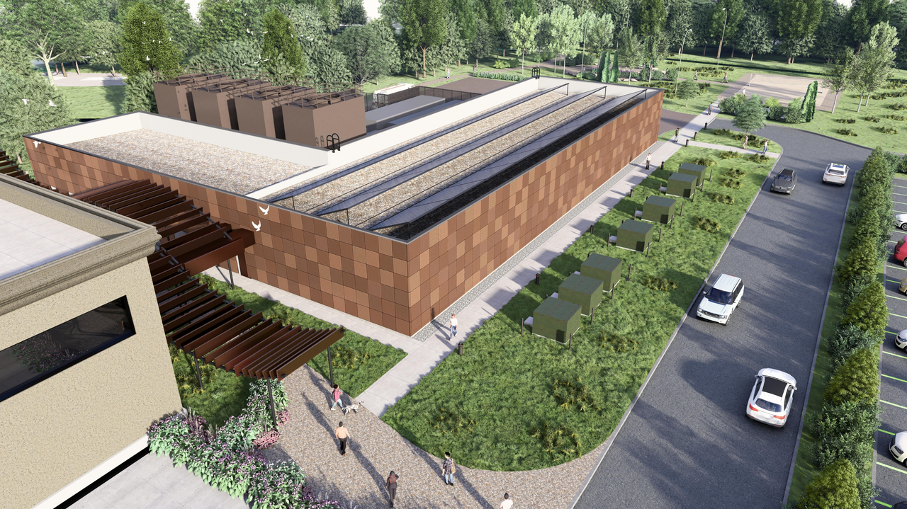 Rendering of building from page 1 of the file '2026-05-19 - Renderings - D07-12-25-0168'