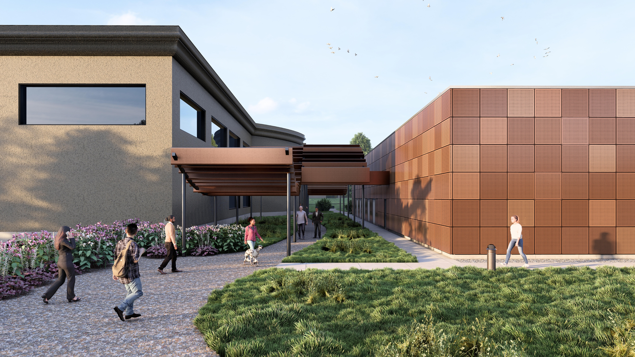 Rendering of building from page 13 of the file '2026-05-19 - Renderings - D07-12-25-0168'