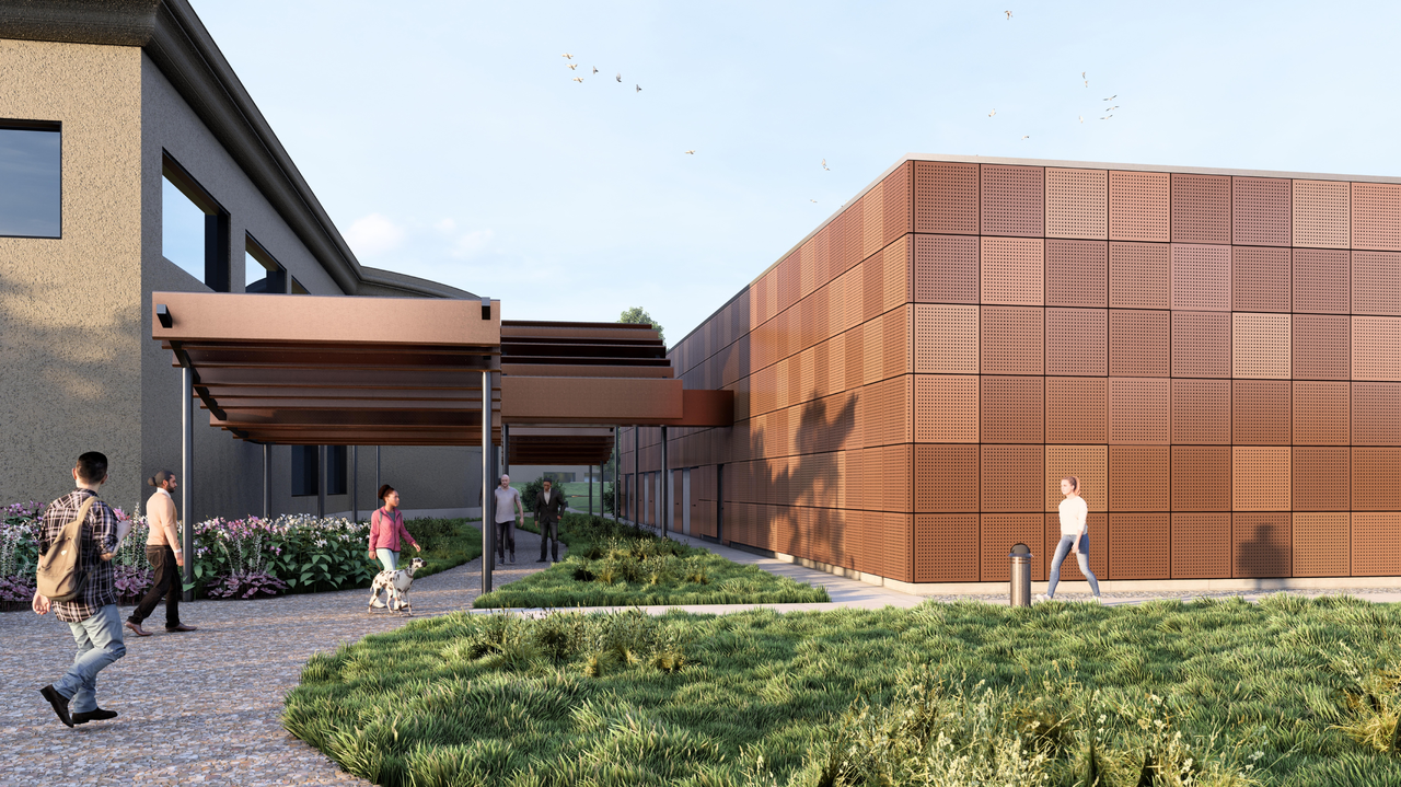 Rendering of building from page 24 of the file '2026-05-19 - Renderings - D07-12-25-0168'