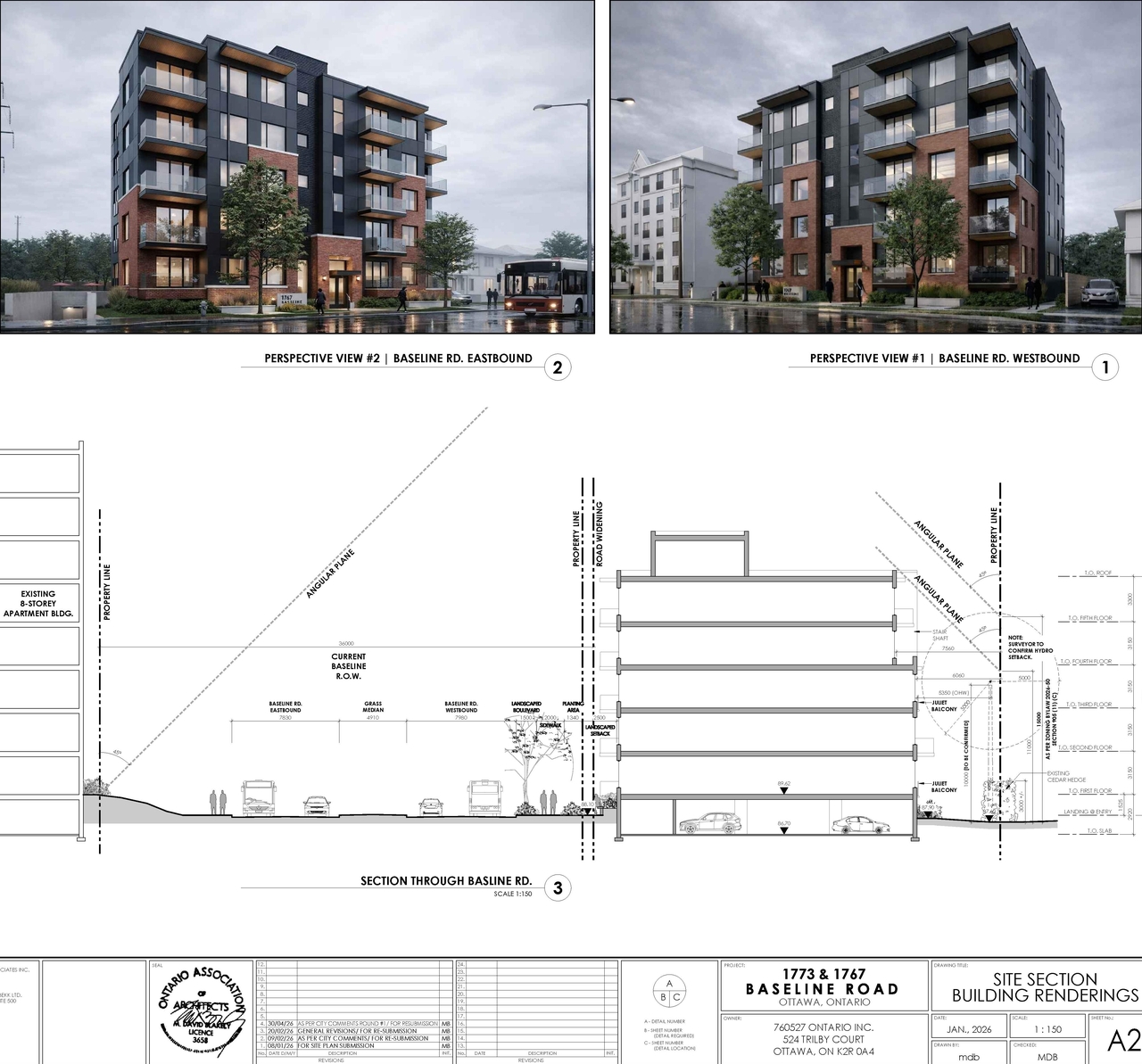 Image from page 2 of the file '2026-05-11 - Elevations & Floor Plans - D02-02-25-0098 & D07-12-25-0169'