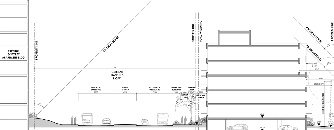 Construction site plan for project from page 2 of the file '2026-02-23 - Building Elevations Floor Plans - D07-12-25-0169'