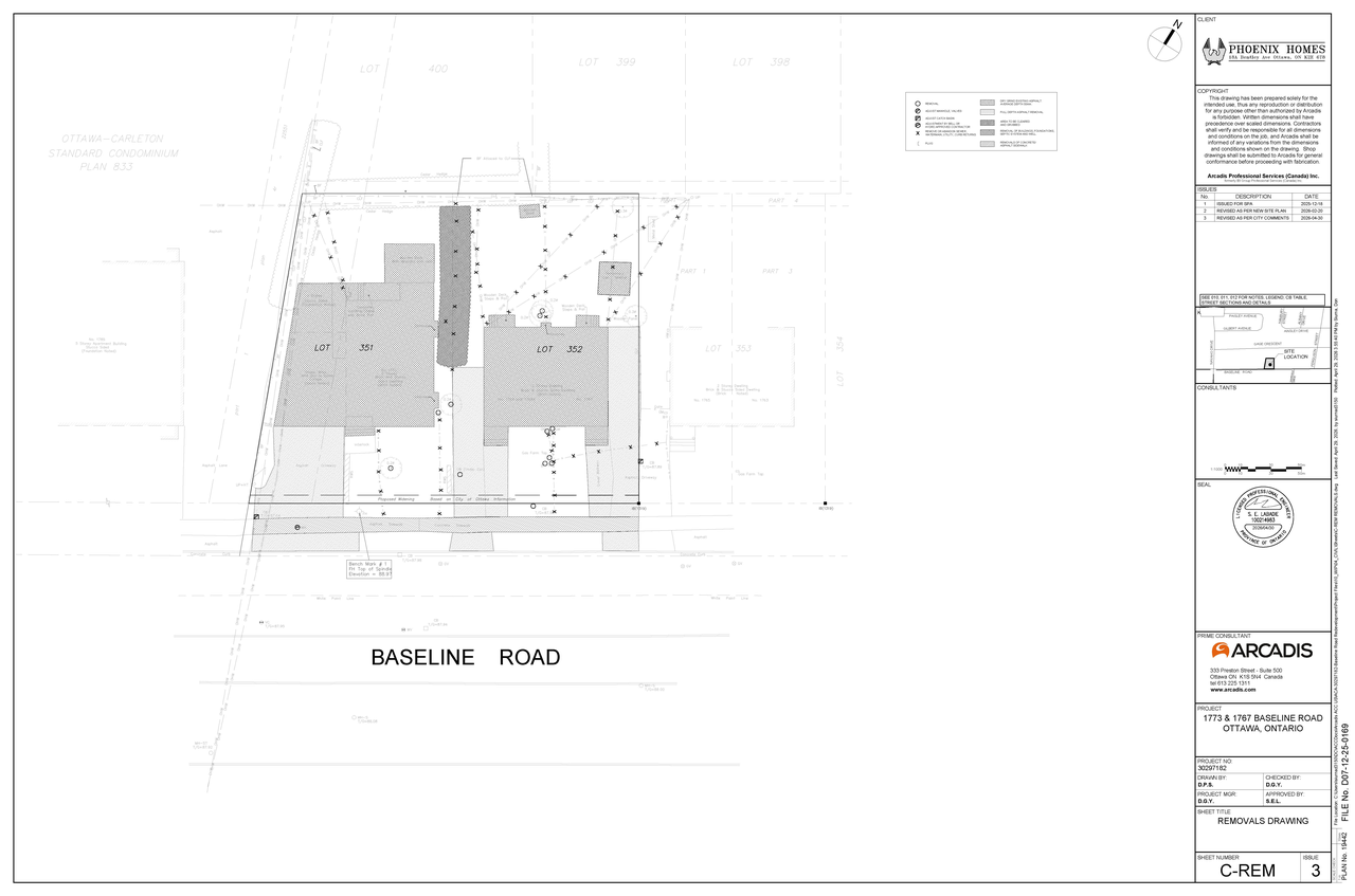 Construction site plan for project from page 41 of the file '2026-05-11 - Design Brief - D02-02-25-0098 & D07-12-25-0169'