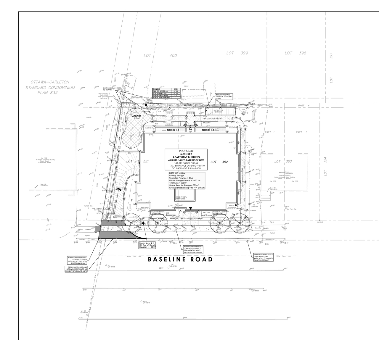Construction site plan for project from page 40 of the file '2025-12-23 - Design Brief - D02-02-25-0098 & D07-12-25-0169'