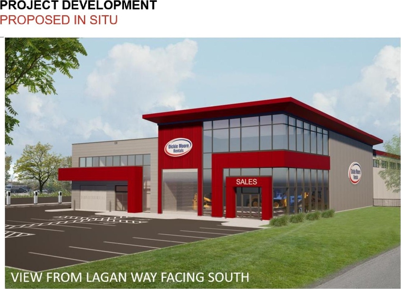 Rendering of building from page 12 of the file '2025-12-19 - Design Brief - D07-12-25-0172'