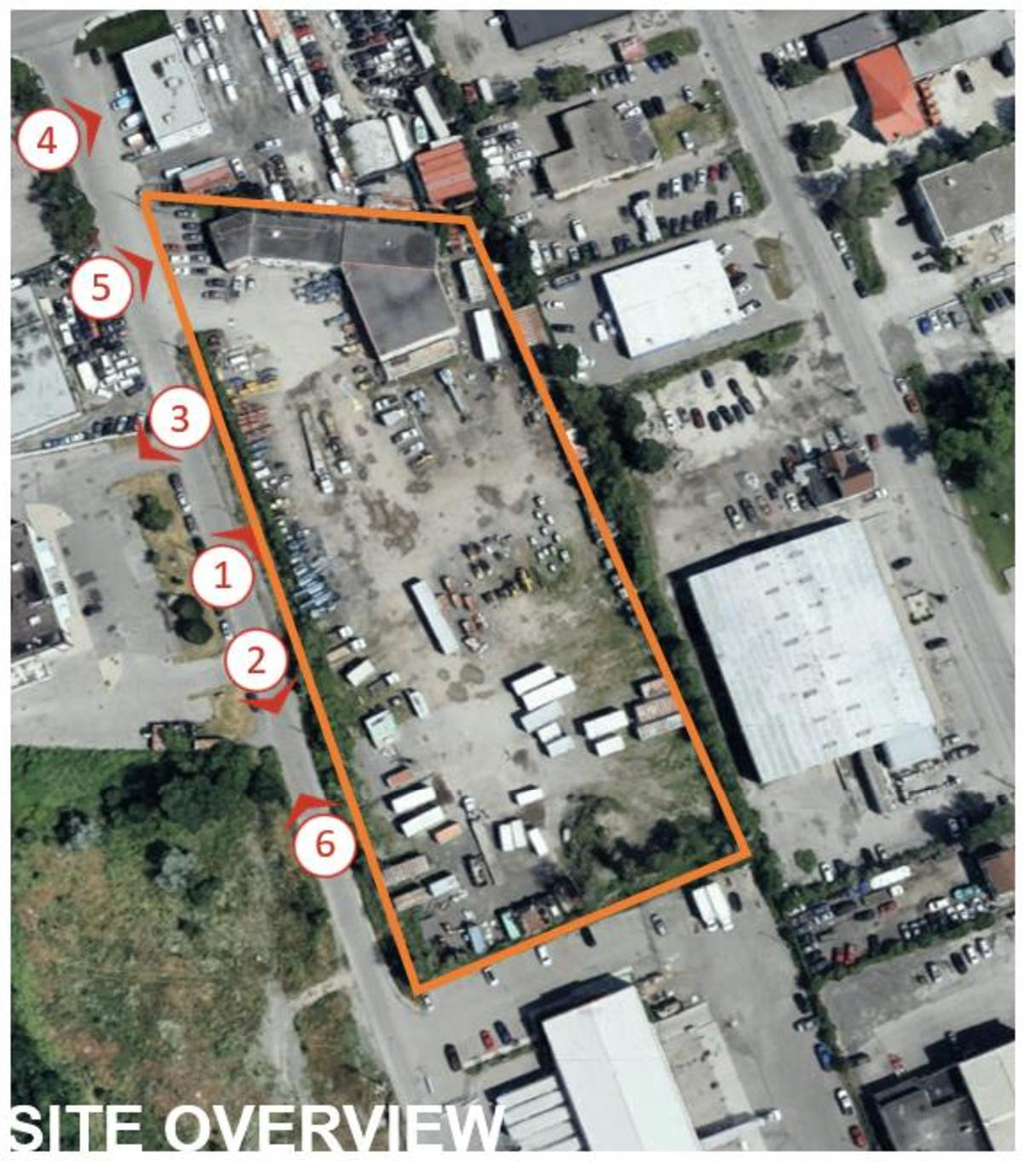 Construction site plan for project from page 7 of the file '2025-12-19 - Design Brief - D07-12-25-0172'