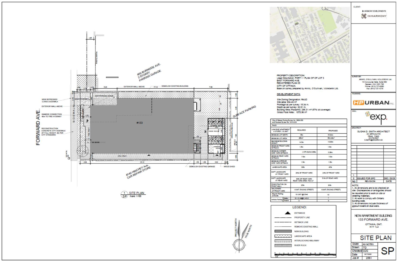 Construction site plan for project from page 7 of the file '2025-12-22 - Urban Design Brief - D07-12-25-0174'