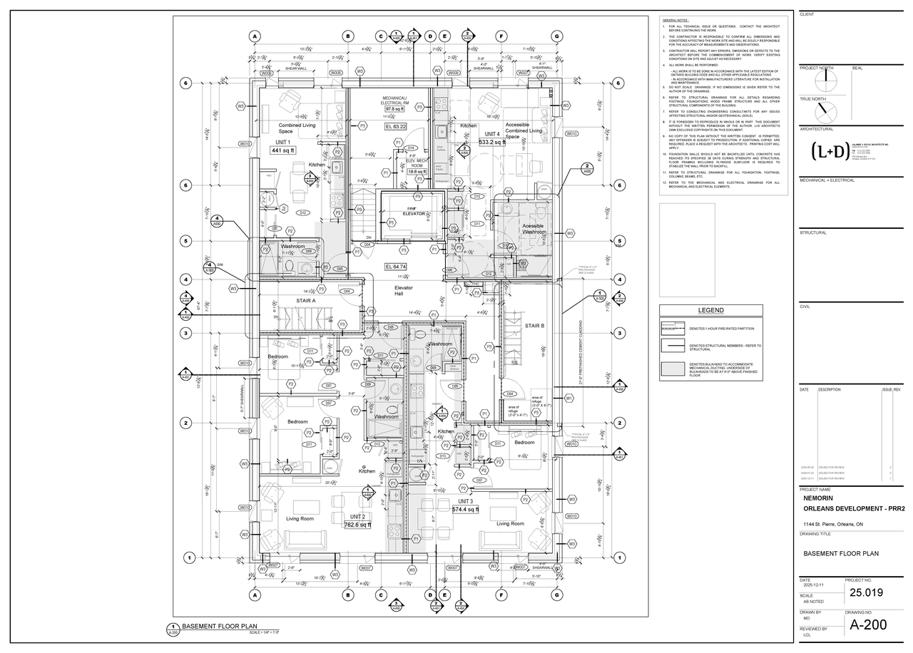 Floor plan for project from page 1 of the file '2026-06-04 - Floor Plans - D07-12-26-0001'