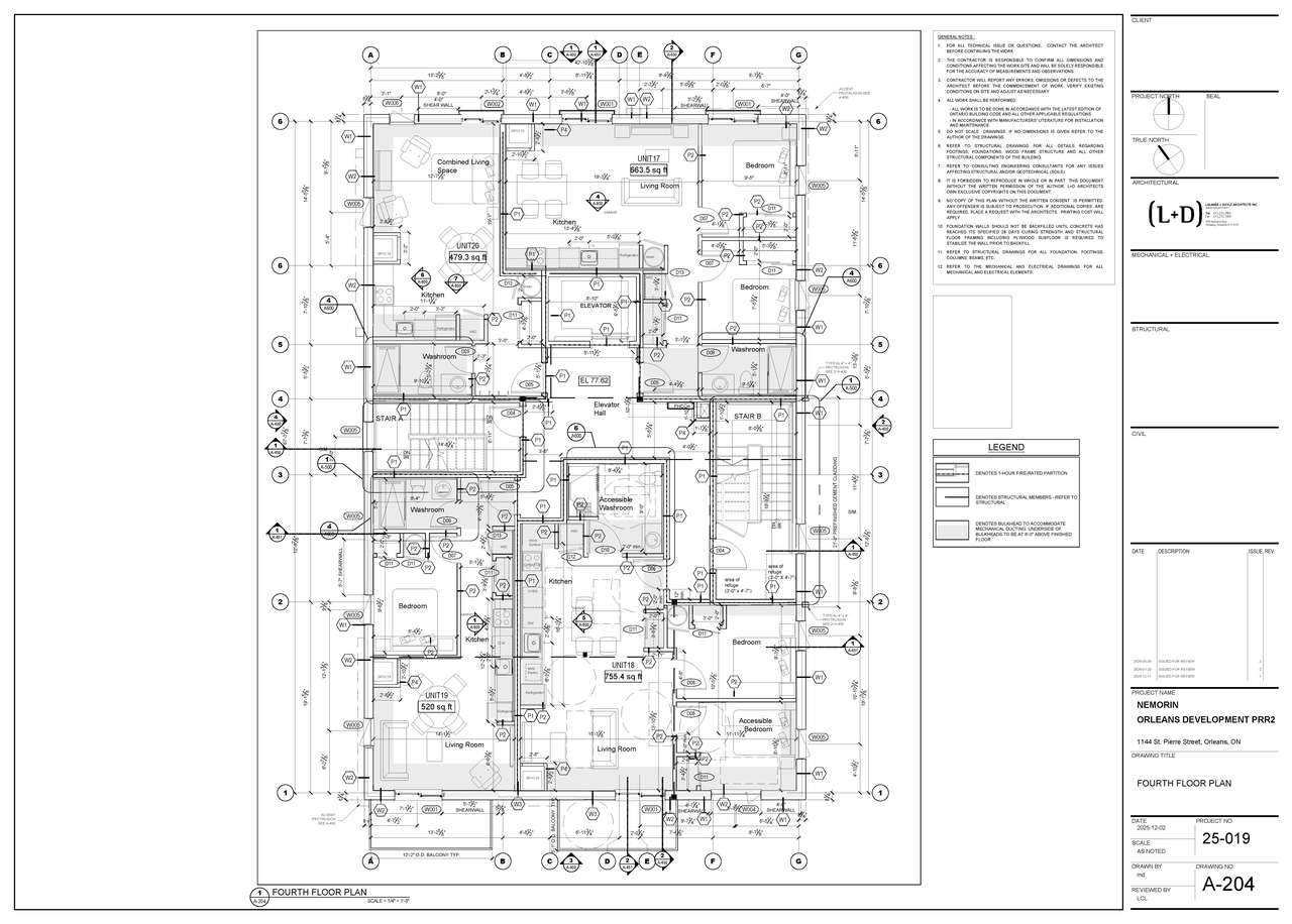 Floor plan for project from page 5 of the file '2026-06-04 - Floor Plans - D07-12-26-0001'