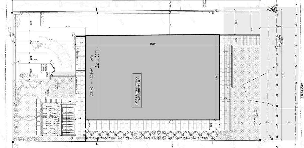 Construction site plan for project from page 17 of the file '2026 -01-12 - Urban Design Brief - D07-12-26-0001'