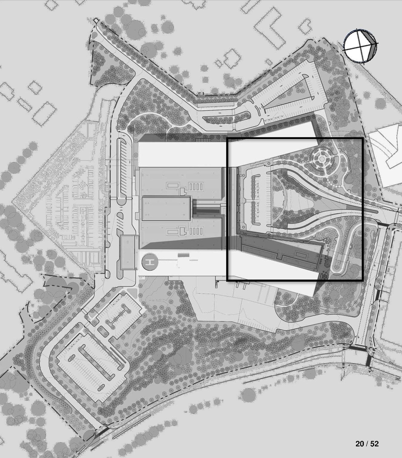 Construction site plan for project from page 38 of the file '2026-04-13 - Urban Design Review Panel Report - D07-12-26-0008'