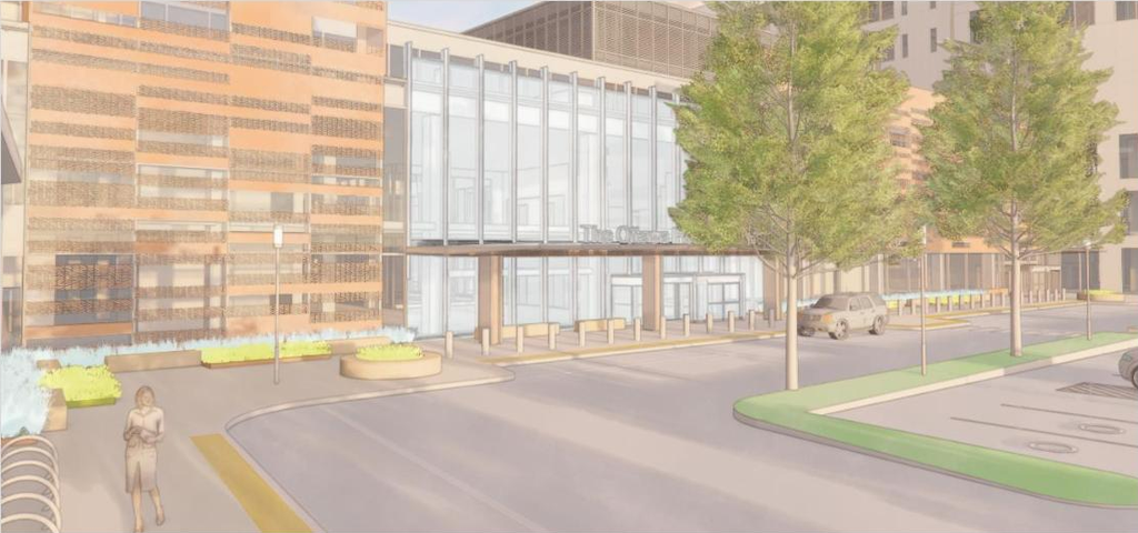 Rendering of building from page 45 of the file '2026-04-13 - Urban Design Review Panel Report - D07-12-26-0008'