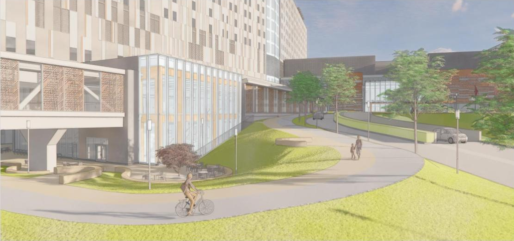 Rendering of building from page 45 of the file '2026-04-13 - Urban Design Review Panel Report - D07-12-26-0008'