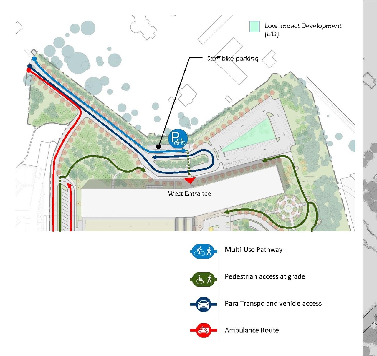 Construction site plan for project from page 60 of the file '2026-04-13 - Urban Design Review Panel Report - D07-12-26-0008'