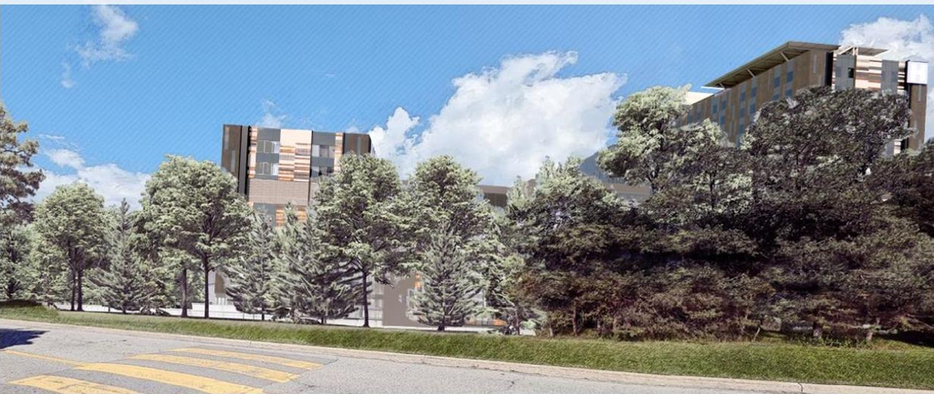 Rendering of building from page 69 of the file '2026-04-13 - Urban Design Review Panel Report - D07-12-26-0008'