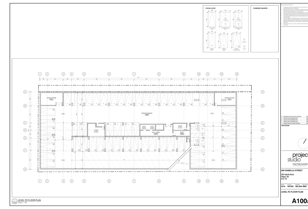 Floor plan for project from page 1 of the file '2026-04-17 - Architectural Floor Plans - D07-12-26-0009'