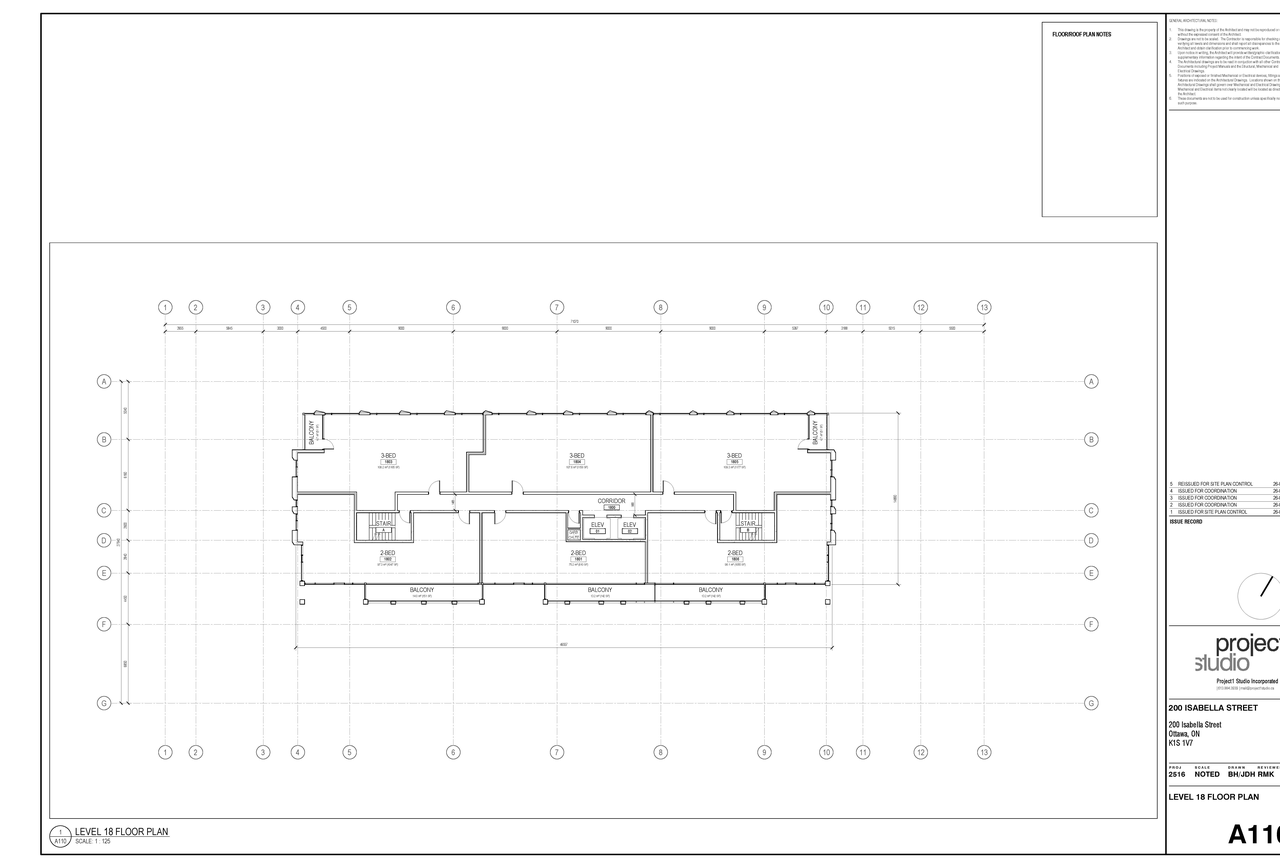 Floor plan for project from page 12 of the file '2026-04-17 - Architectural Floor Plans - D07-12-26-0009'