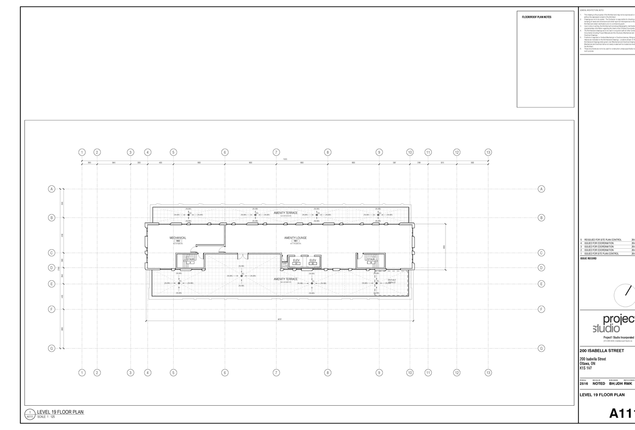 Floor plan for project from page 13 of the file '2026-04-17 - Architectural Floor Plans - D07-12-26-0009'