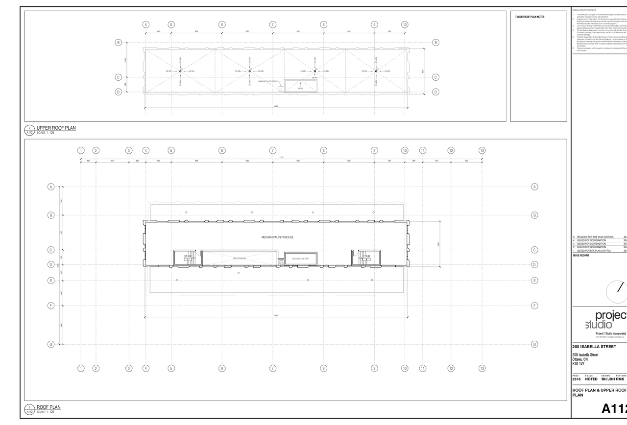 Construction site plan for project from page 14 of the file '2026-04-17 - Architectural Floor Plans - D07-12-26-0009'
